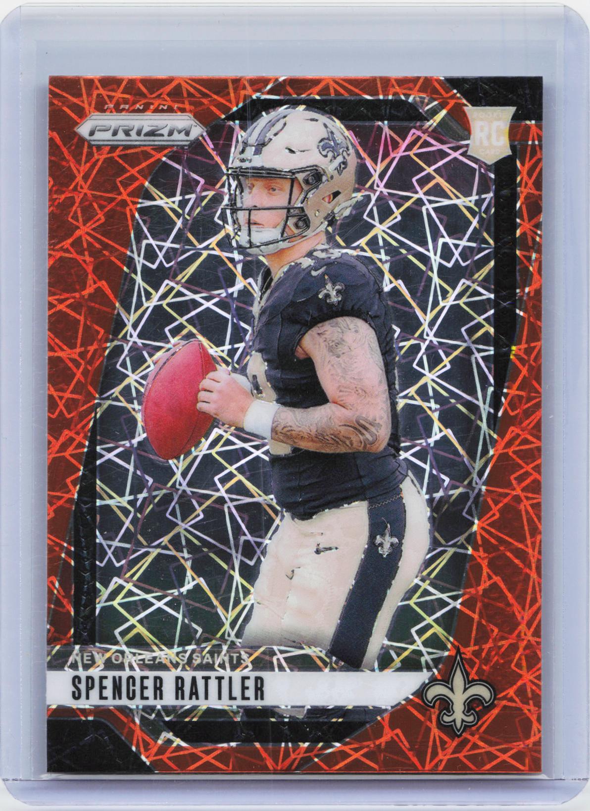 2024 Panini Prizm #388 Spencer Rattler Lazer
