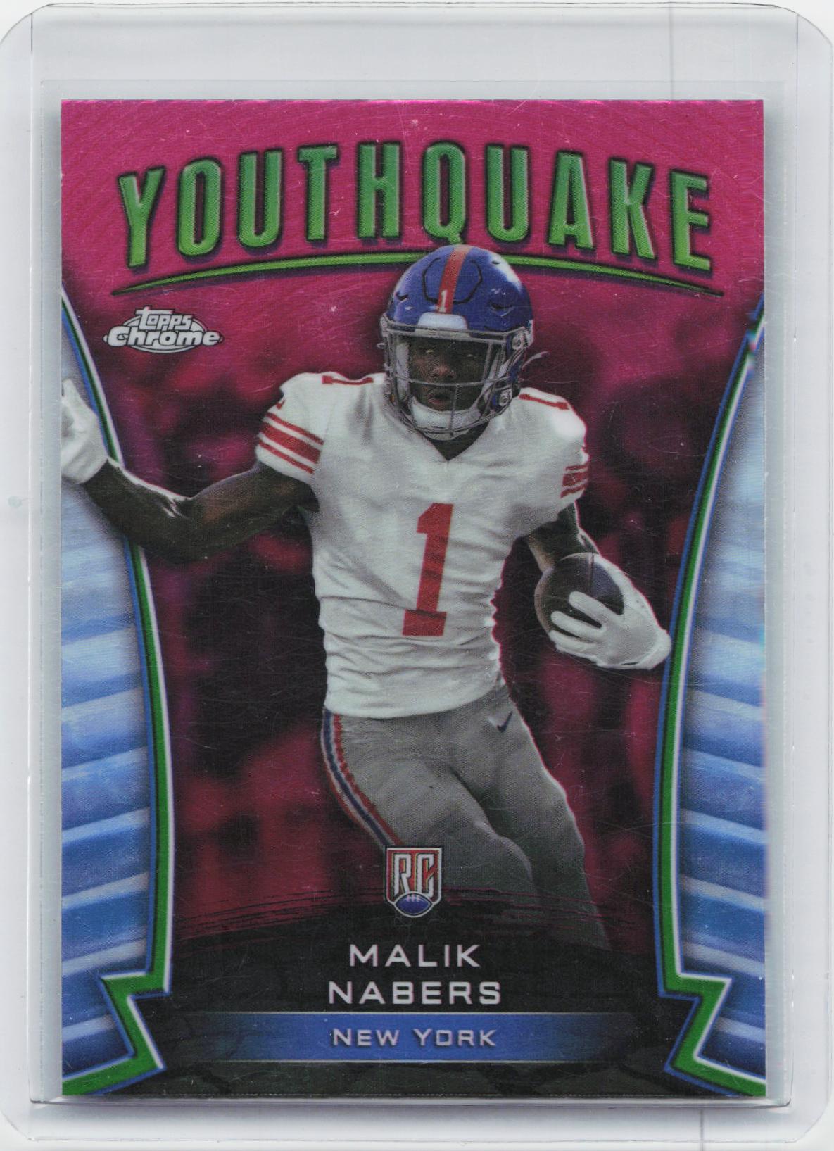 2024 Topps Chrome - Youthquake Pink Refractor #Y-5 Malik Nabers