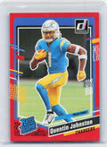 2023 Donruss #353 Quentin Johnston Press Proof Red