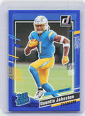 2023 Donruss #353 Quentin Johnston Press Proof Blue