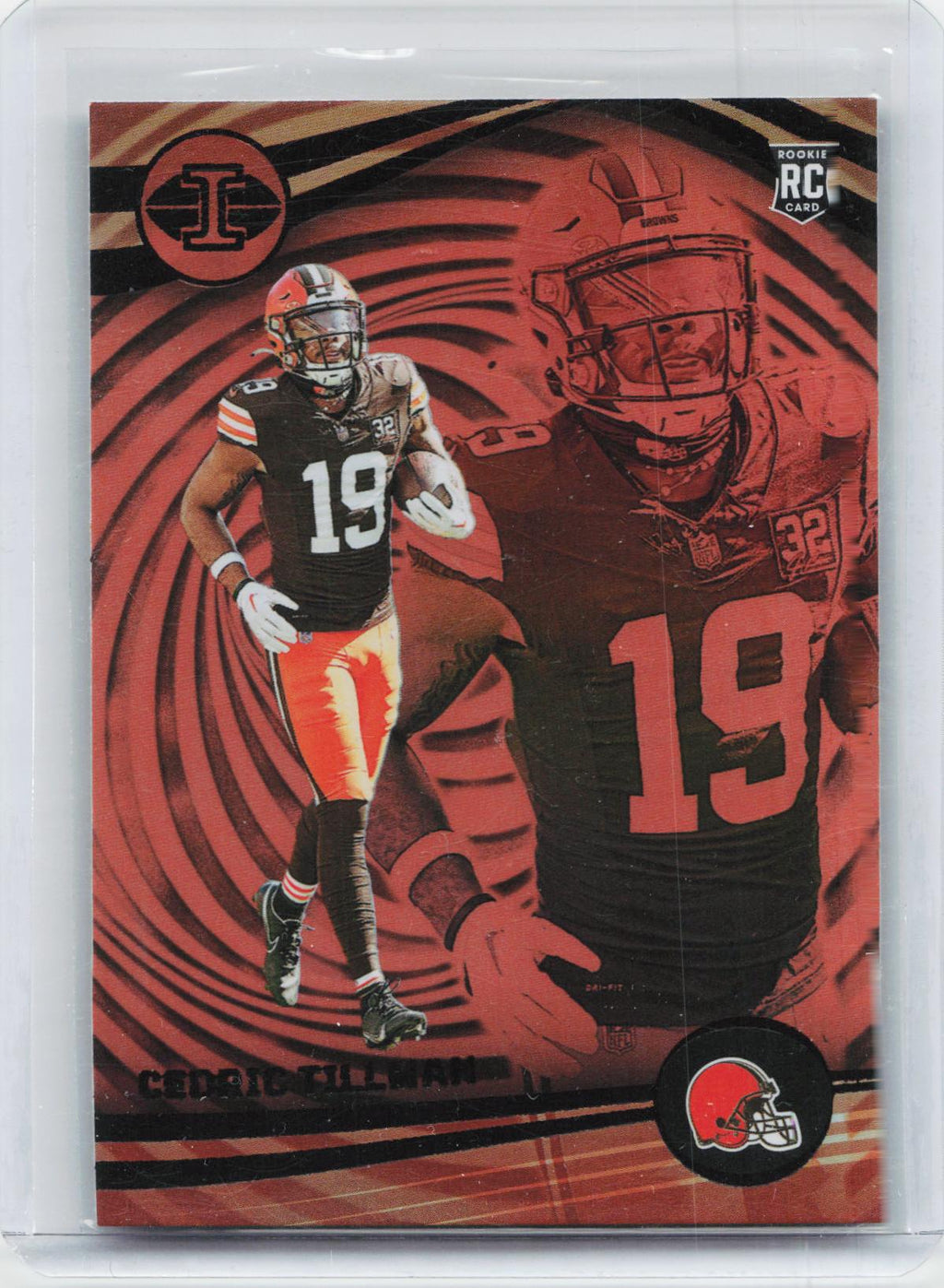 2023 Panini Illusions #25 Cedric Tillman Orange Trophy Collection