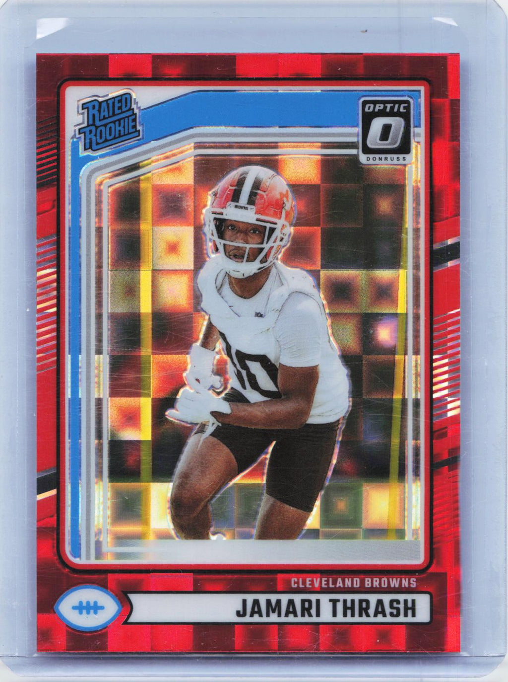 2024 Donruss #376 Jamari Thrash Optic Rated Rookies Preview Red Pandora