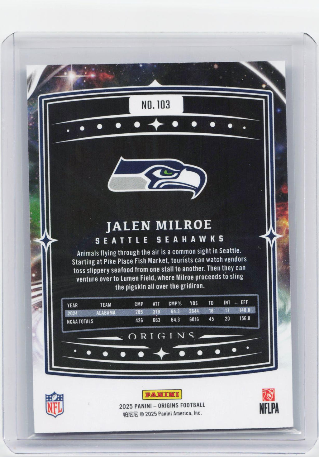 2025 Panini Origins #103 Jalen Milroe