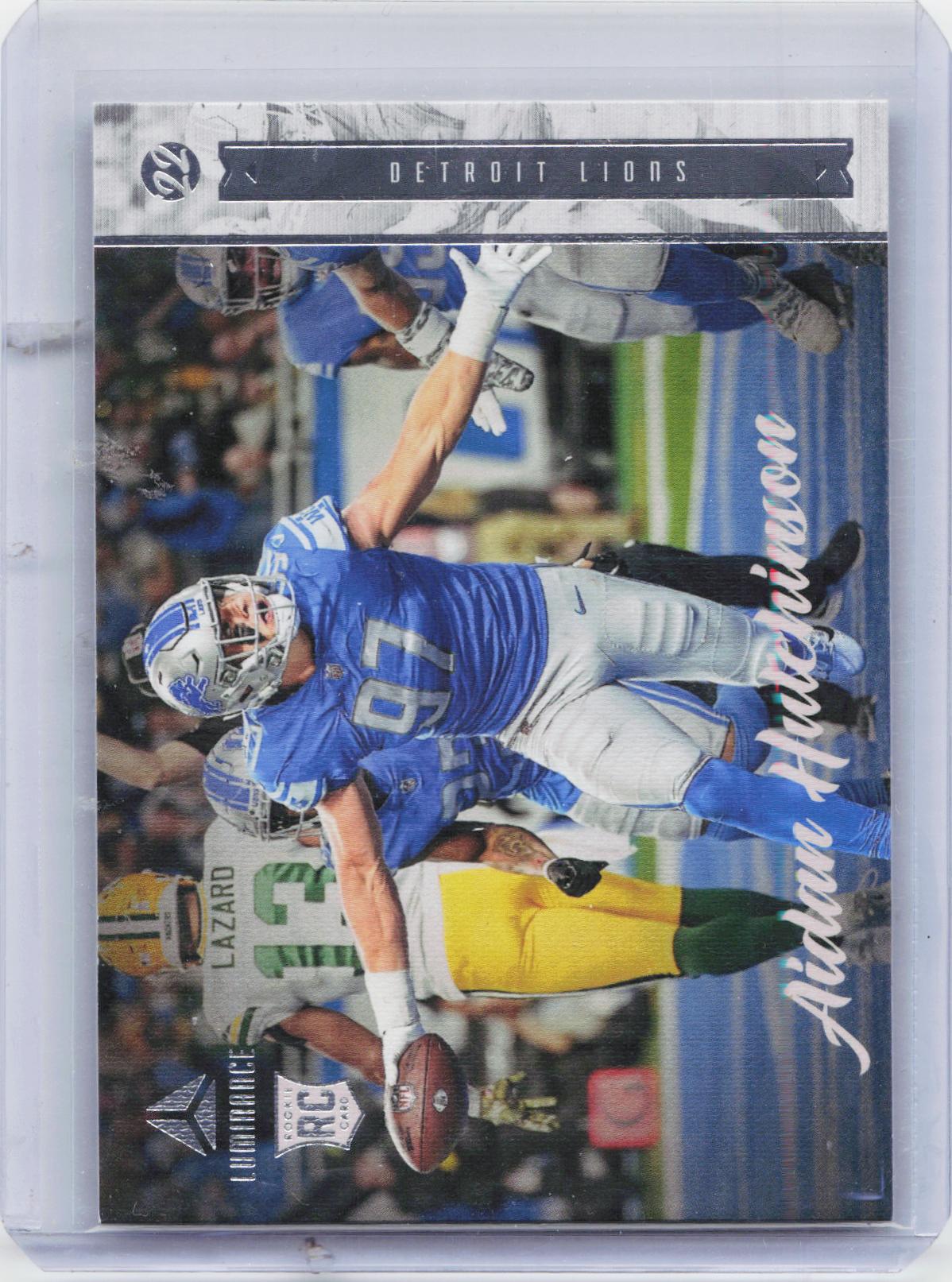 2022 Panini Chronicles #219 Aidan Hutchinson Luminance Update Rookies