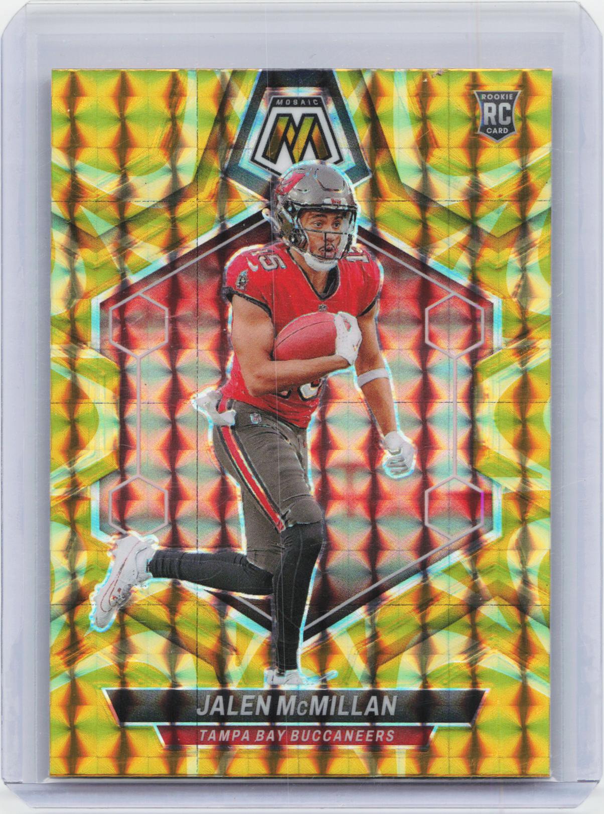 2024 Panini Mosaic #373 Jalen McMillan Mosaic Reactive Yellow