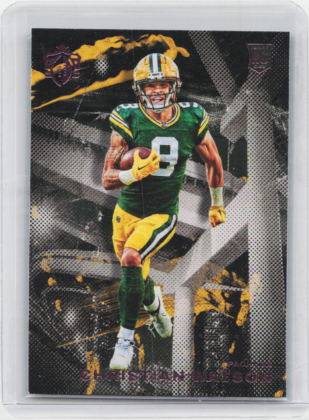 2022 Panini Chronicles #GK-15 Christian Watson Gridiron Kings Pink
