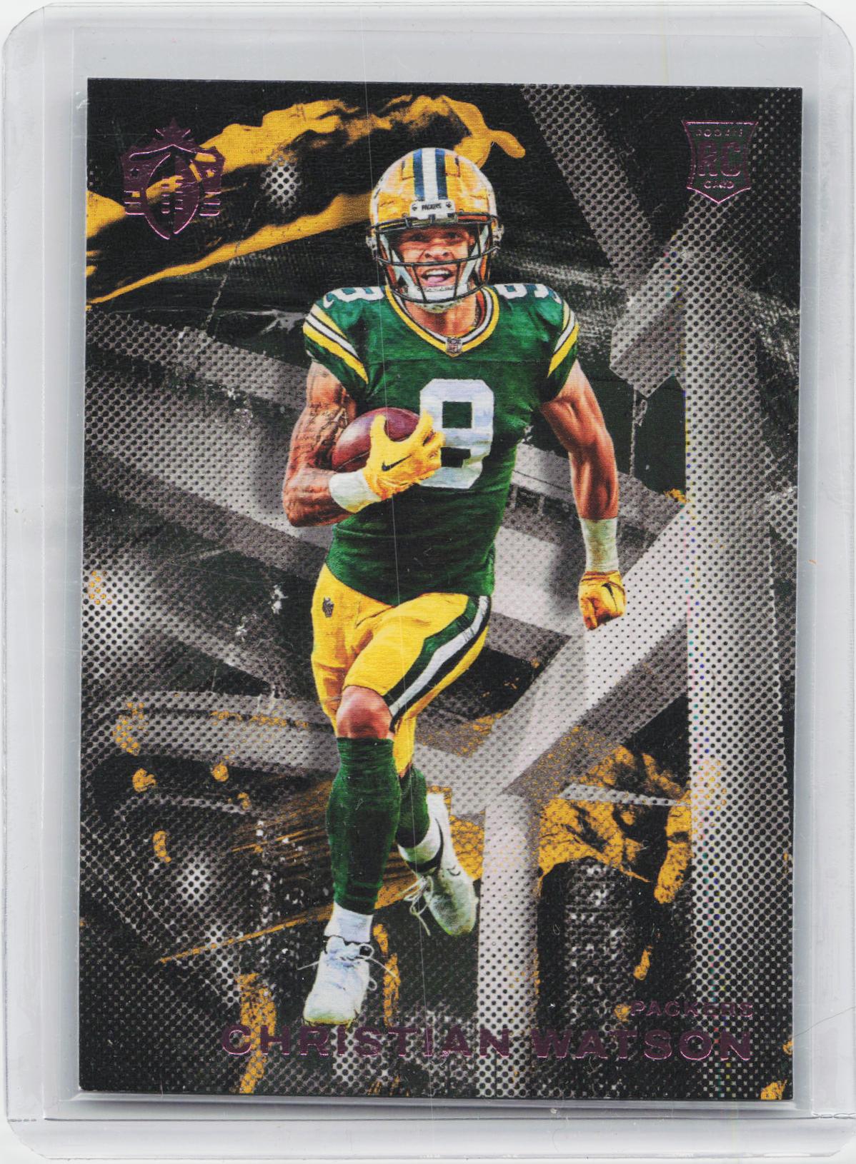 2022 Panini Chronicles #GK-15 Christian Watson Gridiron Kings Pink