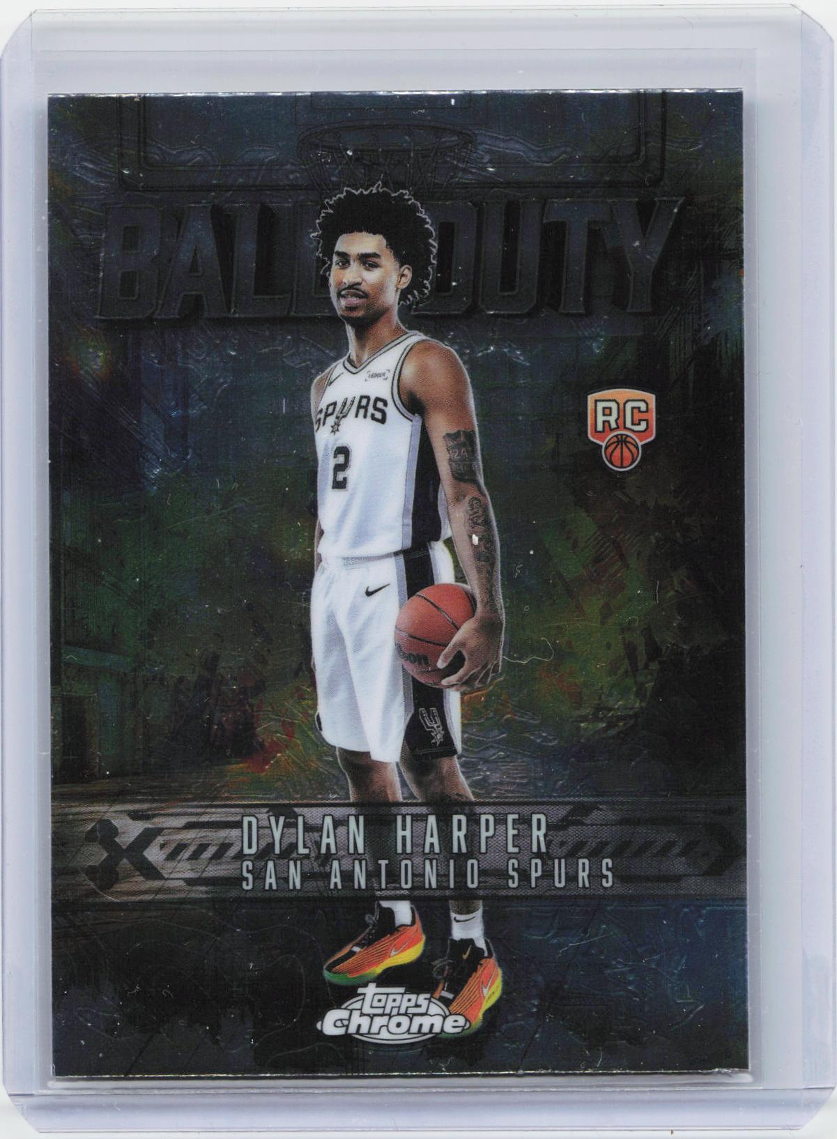 2025-26 Topps Chrome #BD-22 Dylan Harper Ball of Duty