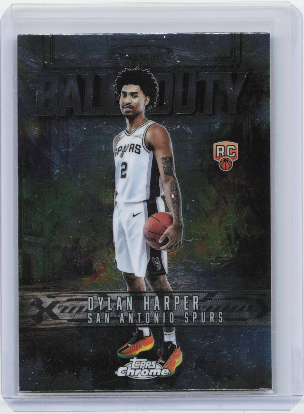 2025-26 Topps Chrome #BD-22 Dylan Harper Ball of Duty
