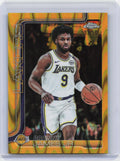 2025-26 Topps Chrome #182 Bronny James Jr. Gold RayWave Refractor #/50