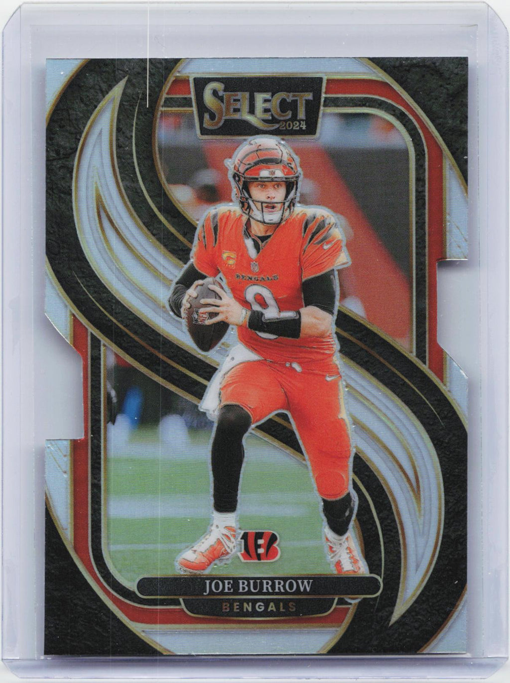 2024 Panini Select #127 Joe Burrow Silver Prizm Die Cut