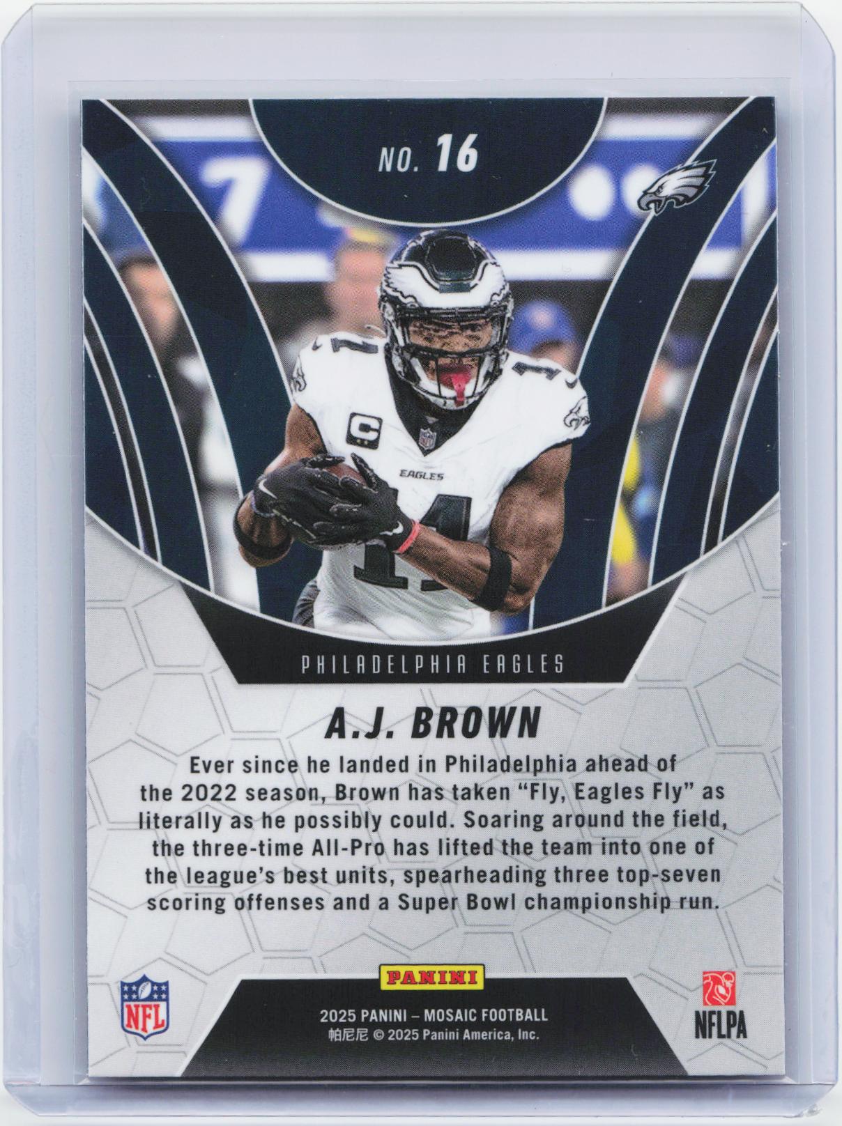 2025 Panini Mosaic - Elevate #16 A.J. Brown