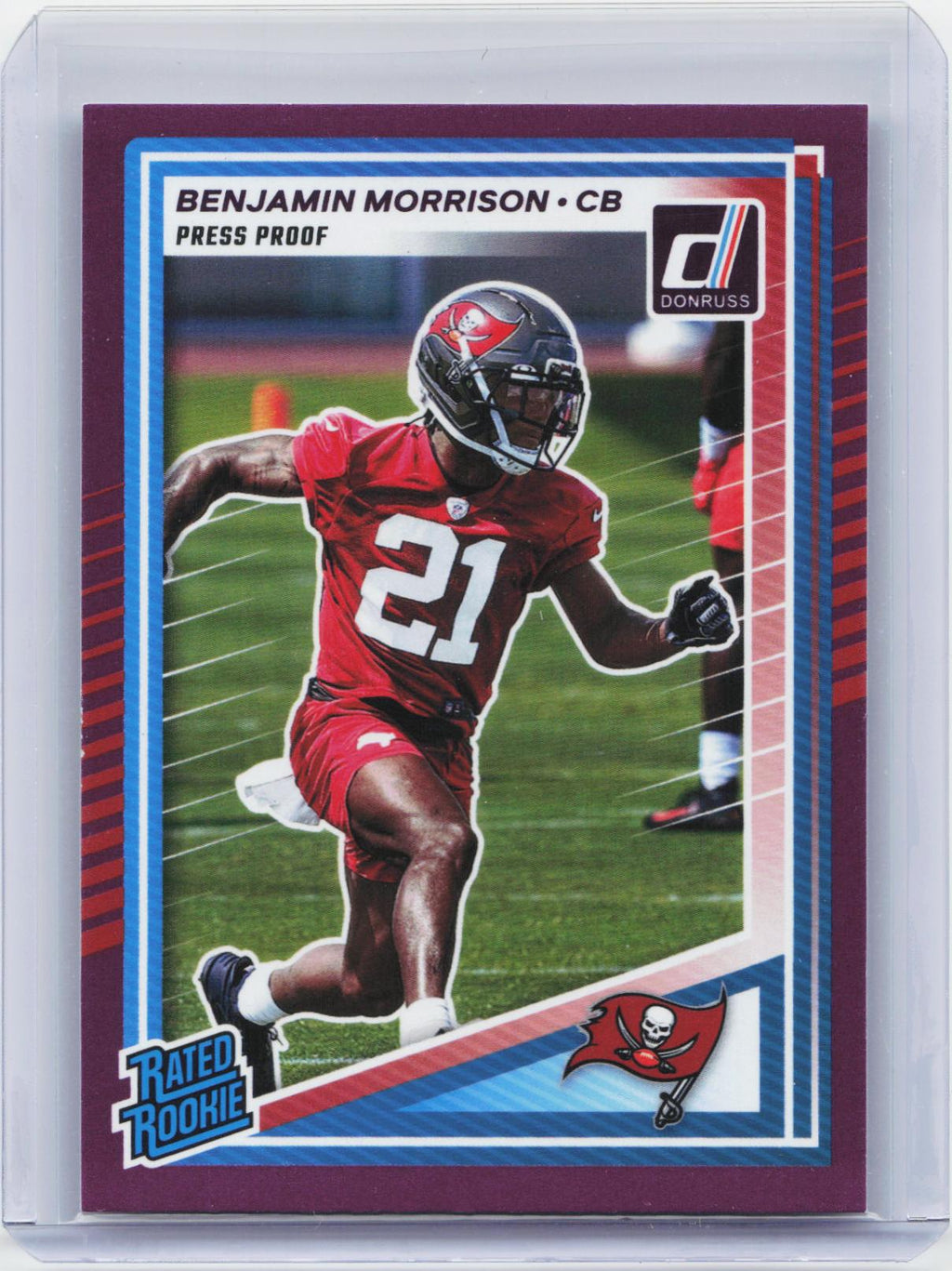 2025 Donruss #361 Benjamin Morrison Press Proofs Purple