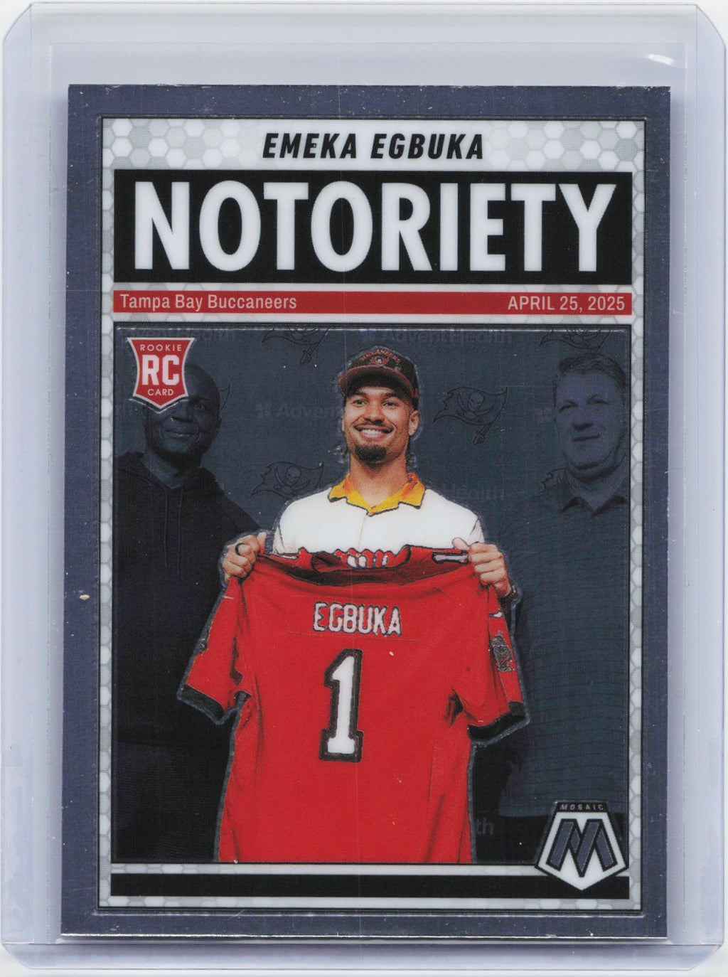 2025 Panini Mosaic - Notoriety #16 Emeka Egbuka