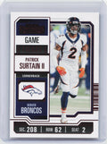 2023 Panini Contenders #31 Patrick Surtain II Game Ticket Bronze