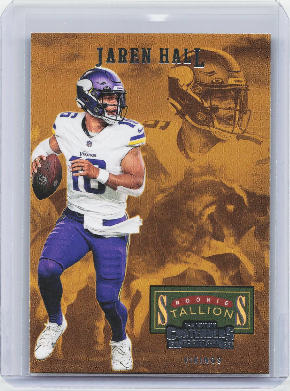 2023 Panini Contenders #5 Jaren Hall Rookie Stallions