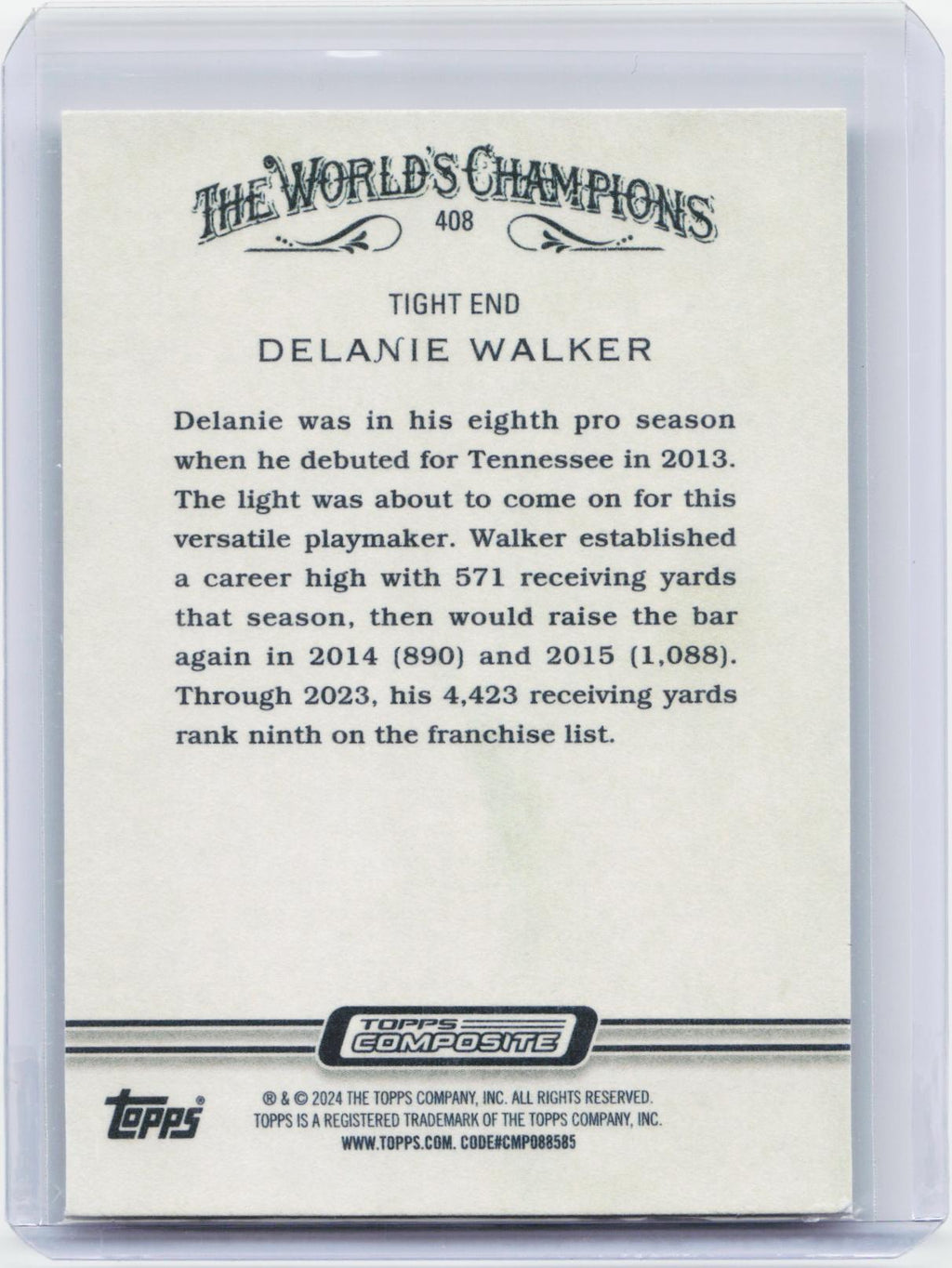 2023 Topps Composite #408 Delanie Walker