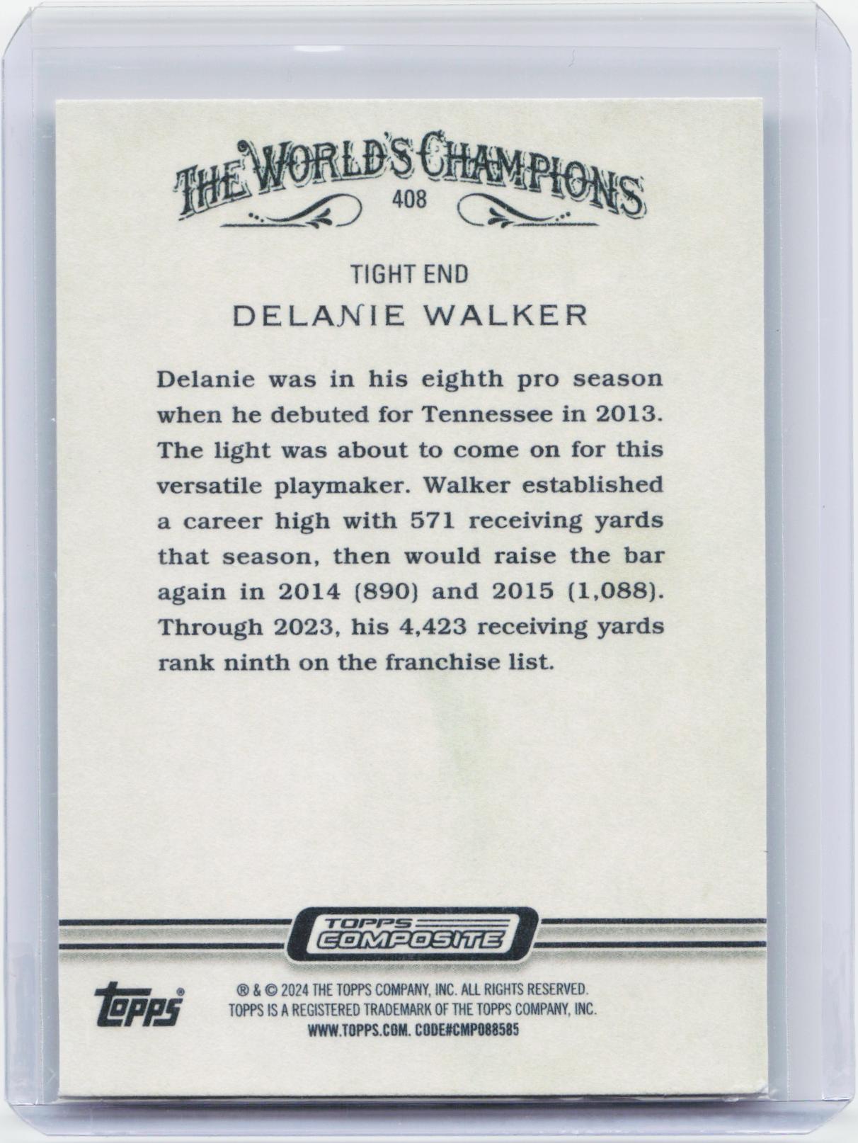 2023 Topps Composite #408 Delanie Walker