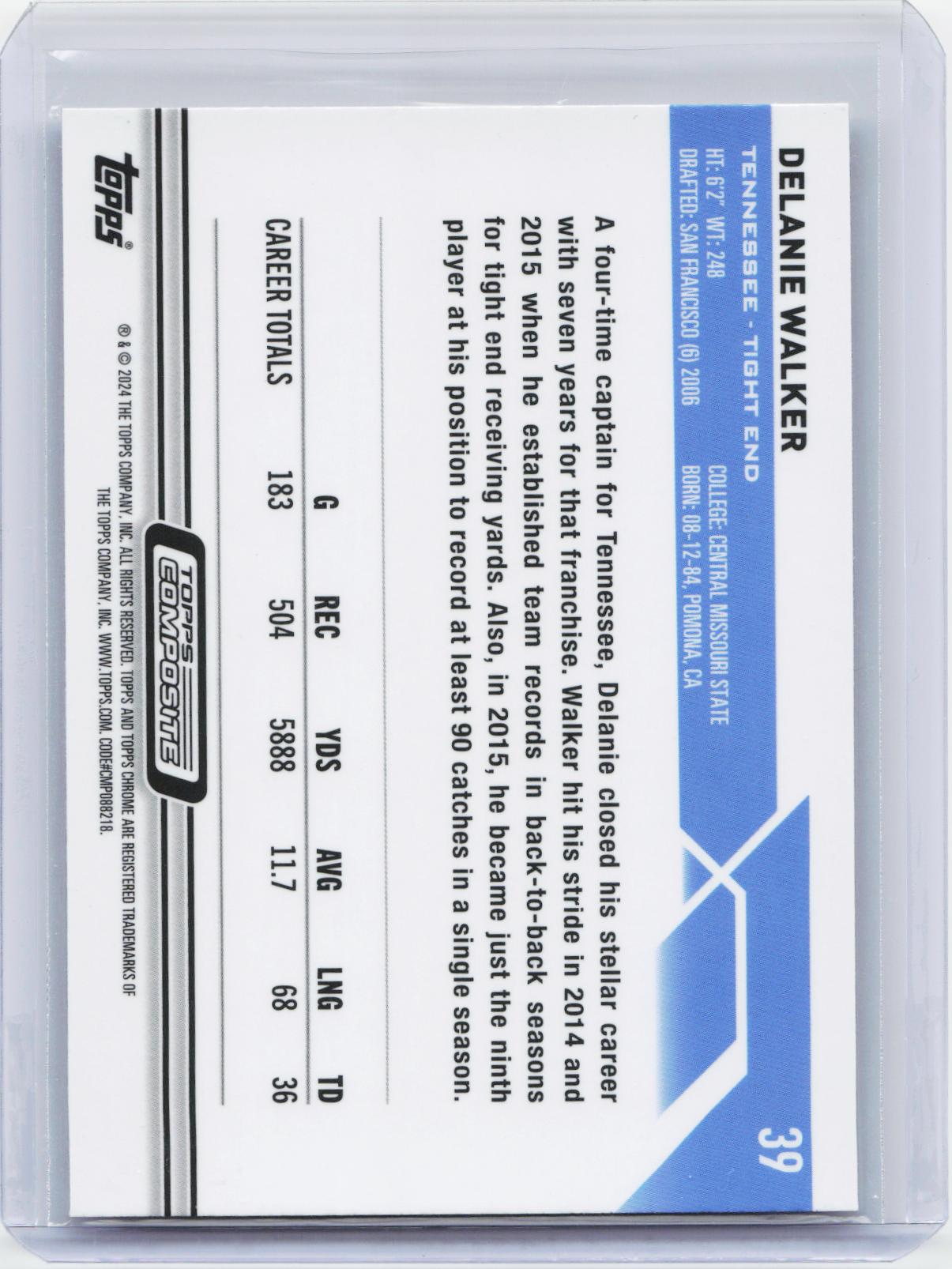 2023 Topps Composite #39 Delanie Walker