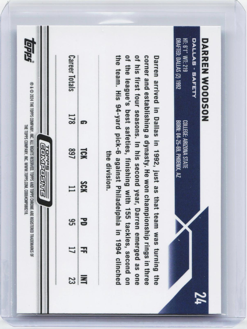 2023 Topps Composite #24 Darren Woodson