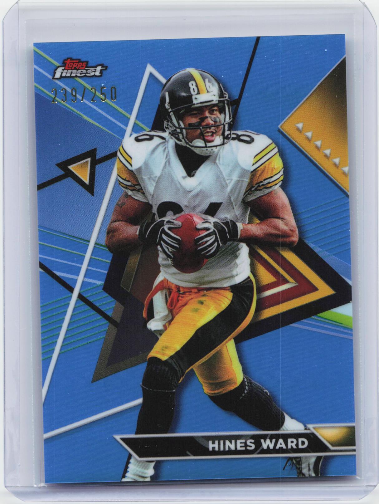 2023 Topps Composite - Finest Blue Refractor #229 Hines Ward #/150