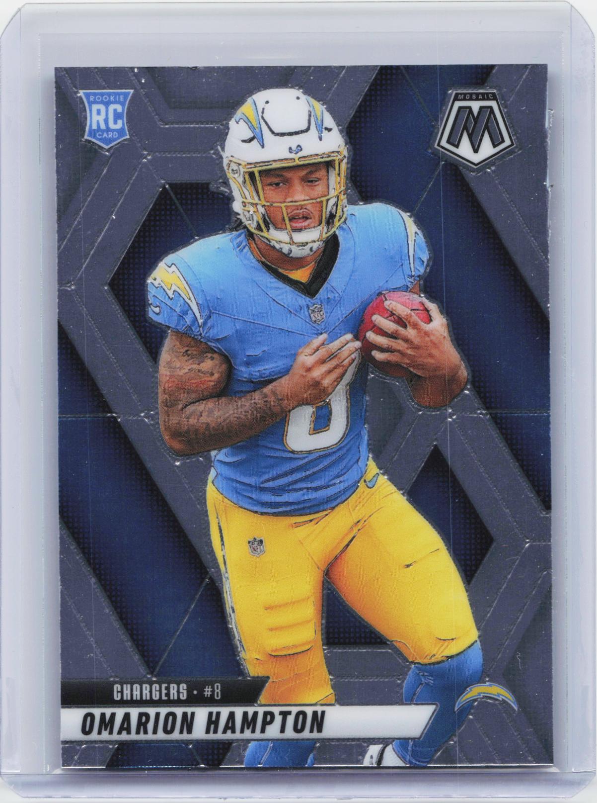 2025 Panini Mosaic #335 Omarion Hampton