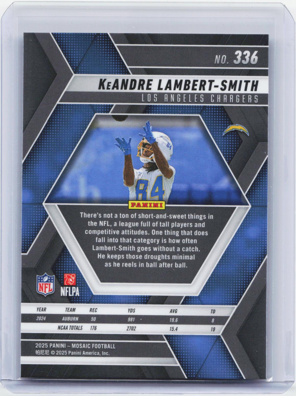 2025 Panini Mosaic #336 KeAndre Lambert-Smith