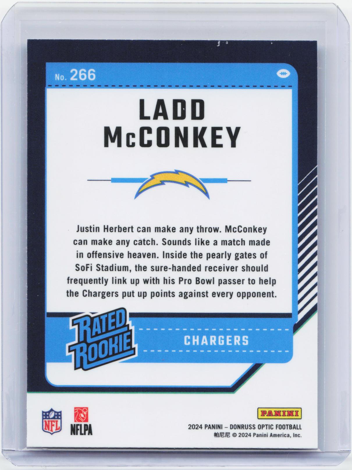 2024 Donruss Optic #266 Ladd McConkey