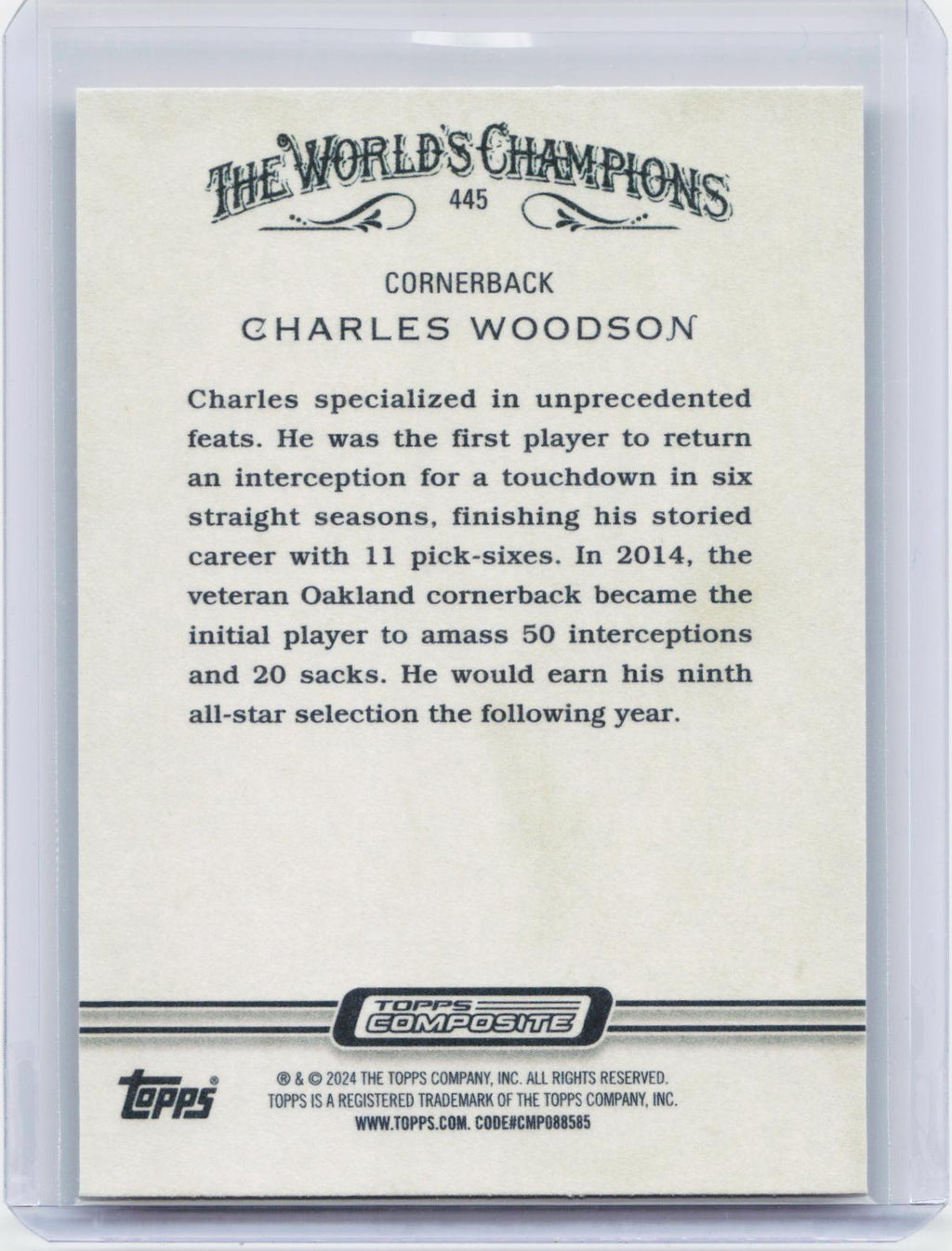 2023 Topps Composite #445 Charles Woodson