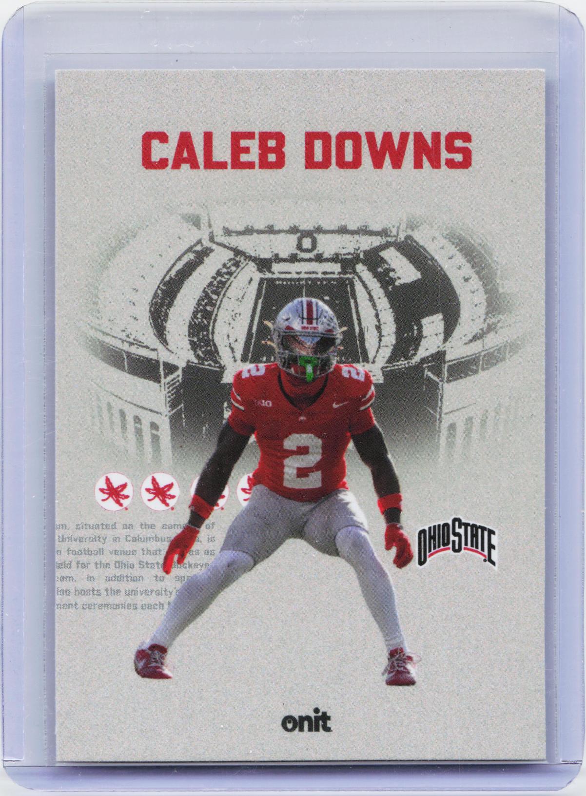 2025 ONIT Athlete Ohio State Buckeyes #VS-4 Caleb Downs Vestige
