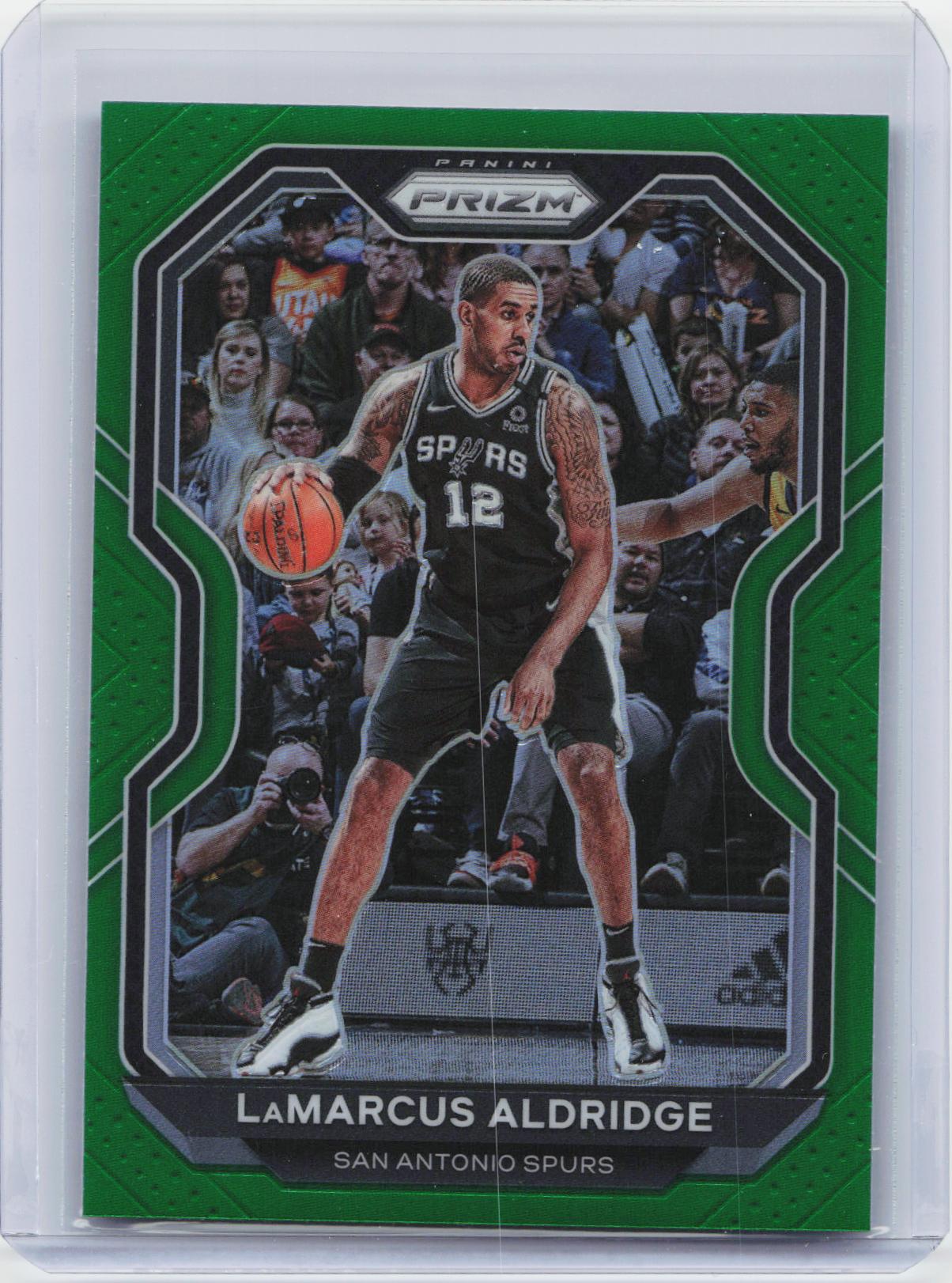 2020-21 Panini Prizm #104 LaMarcus Aldridge Green Prizms