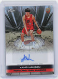 2025-26 Topps Chrome #TAIR-YH Yang Hansen Autograph Issue Rookies
