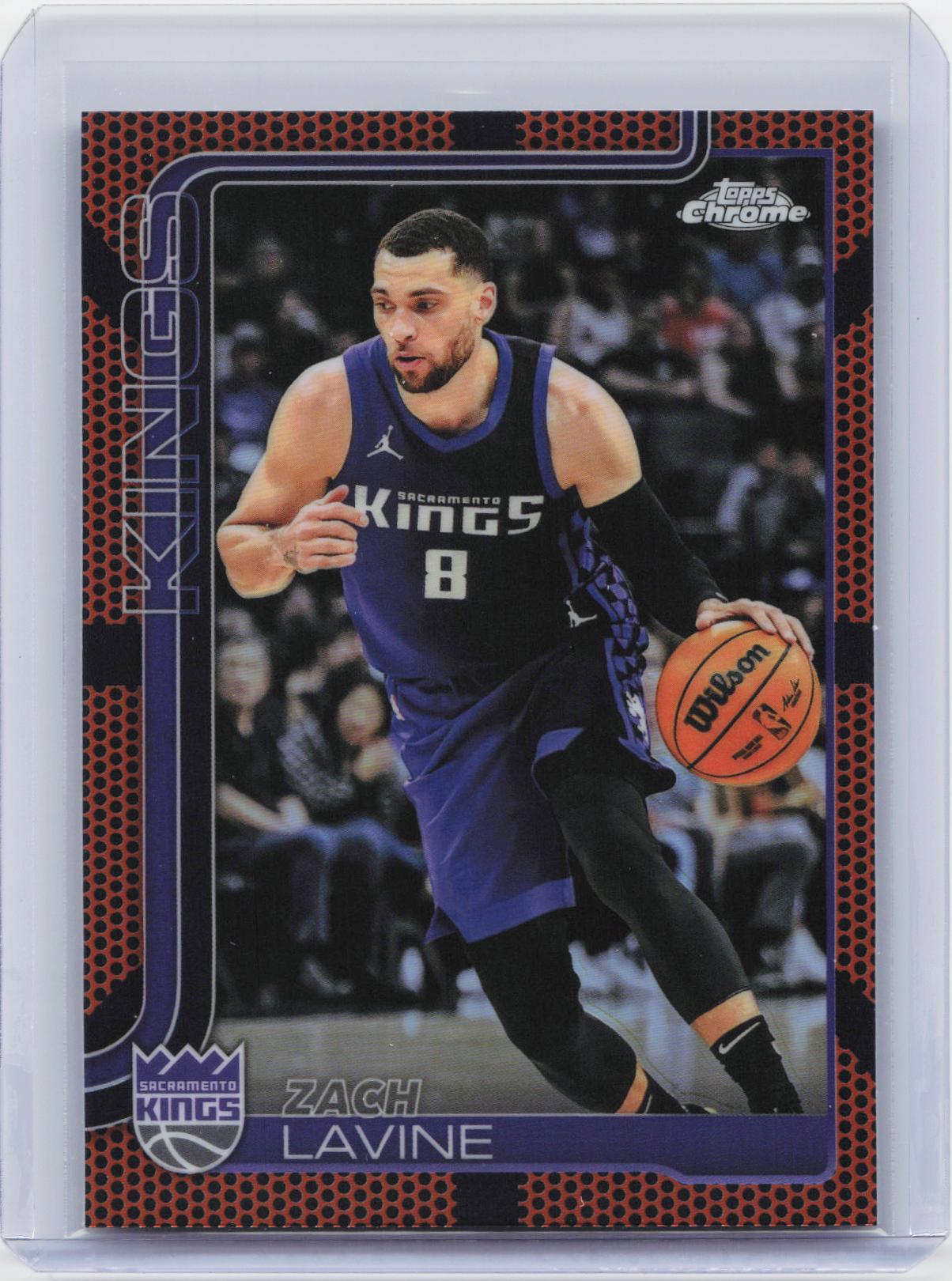 2025-26 Topps Chrome #232 Zach LaVine Basketball Refractor
