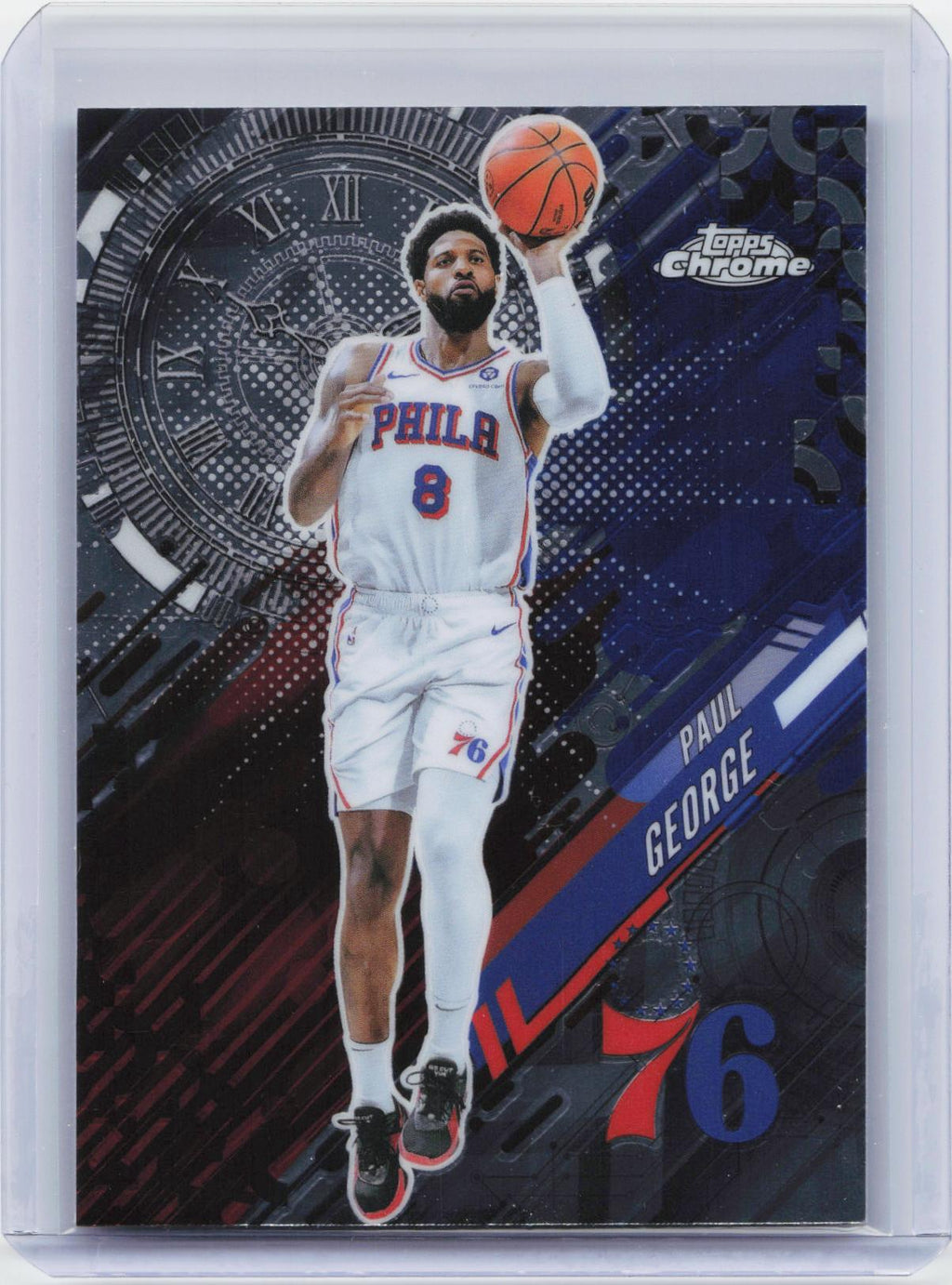 2025-26 Topps Chrome #GT-15 Paul George Go Time