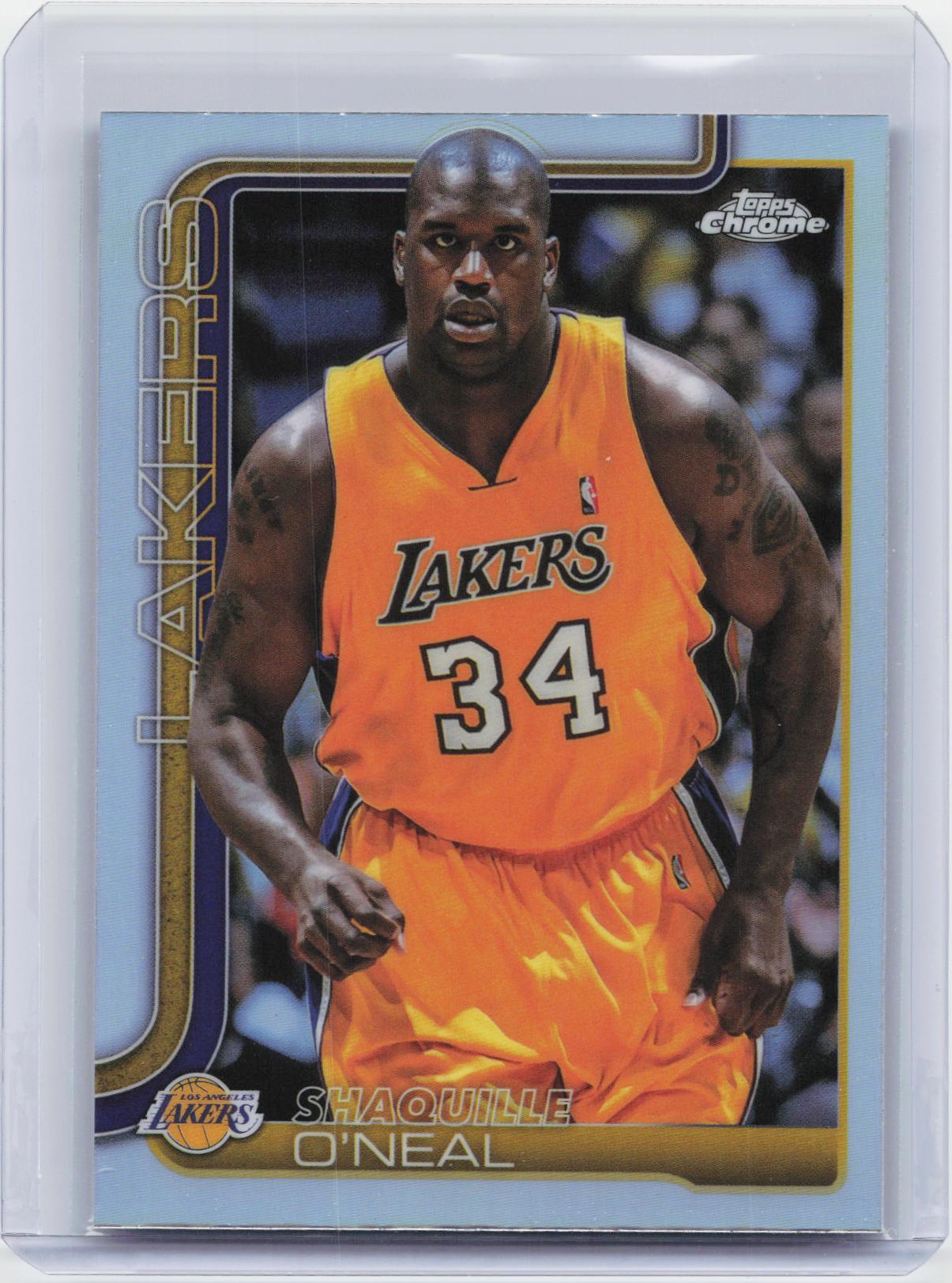 2025-26 Topps Chrome #242 Shaquille O'Neal Refractor