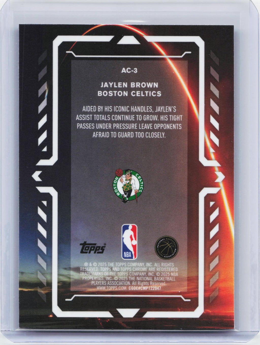 2025-26 Topps Chrome #AC-3 Jaylen Brown Activators