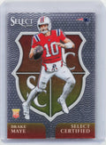 2024 Panini Select #3 Drake Maye Select Certified Rookies