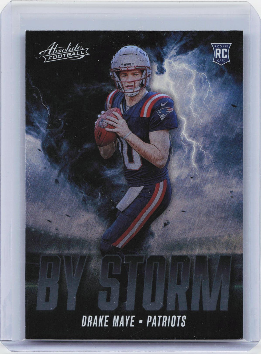 2024 Panini Absolute #BS-DME Drake Maye By Storm