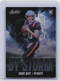 2024 Panini Absolute #BS-DME Drake Maye By Storm