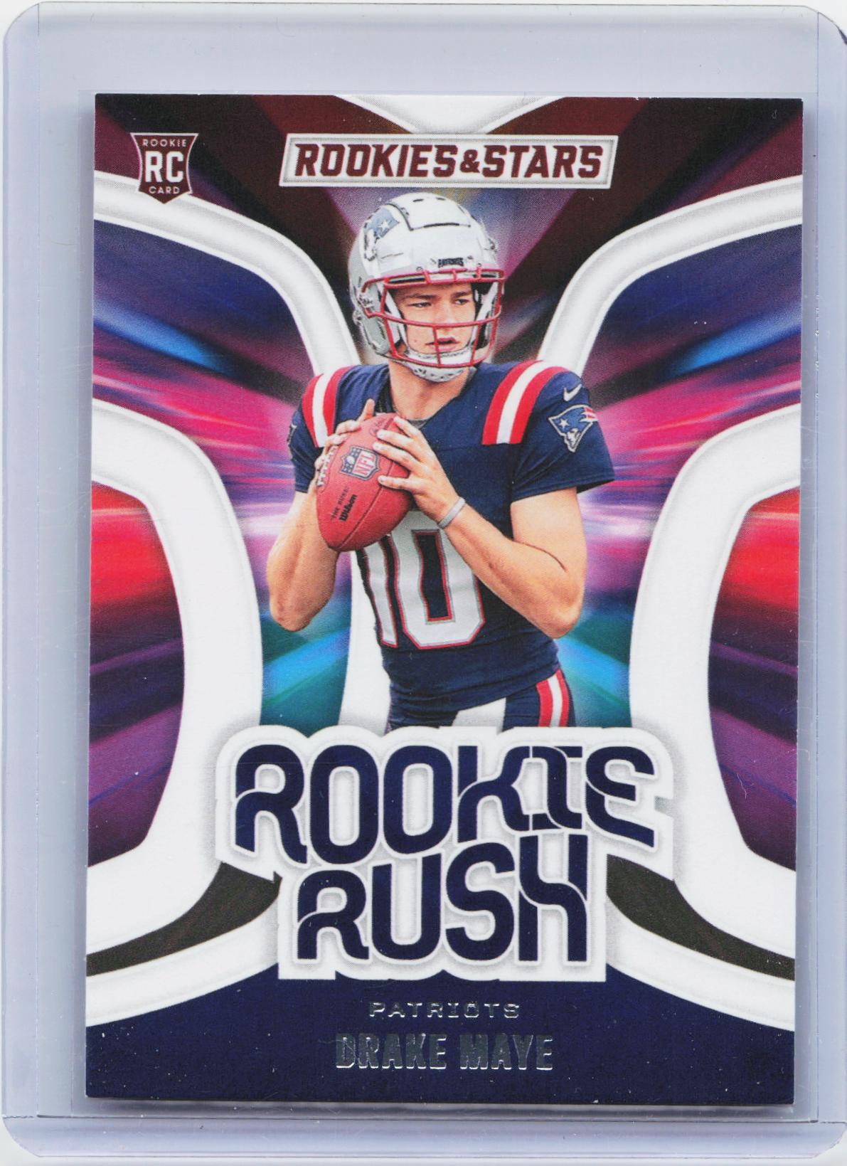 2024 Panini Rookies & Stars #RR-DME Drake Maye Rookie Rush