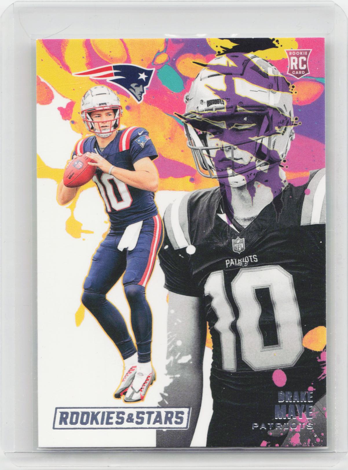 2024 Panini Rookies & Stars #RE-DME Drake Maye Rookie Exclusive
