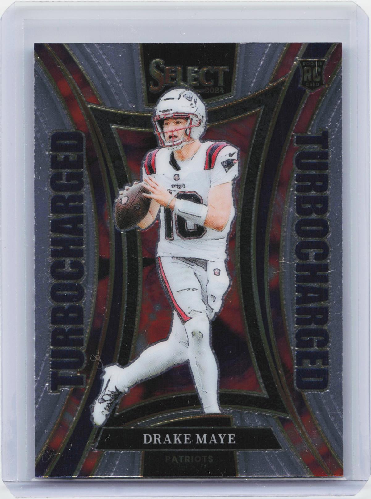 2024 Panini Select #24 Drake Maye Turbocharged