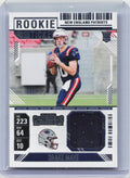 2024 Panini Contenders #RTS-DME Drake Maye Rookie Ticket Swatches