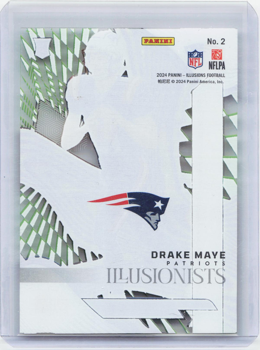 2024 Panini Illusions #2 Drake Maye Illusionists