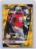 2025 Panini Prizm Draft Picks #82 Tyleik Williams Prizms Gold Ice