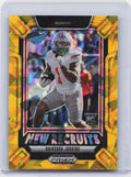 2025 Panini Prizm Draft Picks #19 Quinshon Judkins New Recruits Gold Ice