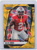 2025 Panini Prizm Draft Picks #159 Caleb Downs Prizms Gold Ice