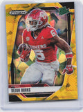 2025 Panini Prizm Draft Picks #163 Deion Burks Prizms Gold Ice