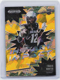 2025 Panini Prizm Draft Picks #II-THR Travis Hunter Instant Impact Gold Ice