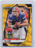 2025 Panini Prizm Draft Picks #174 Tim Tebow Prizms Gold Ice